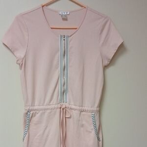 VENUS Light Pink Textured Tennis Dress